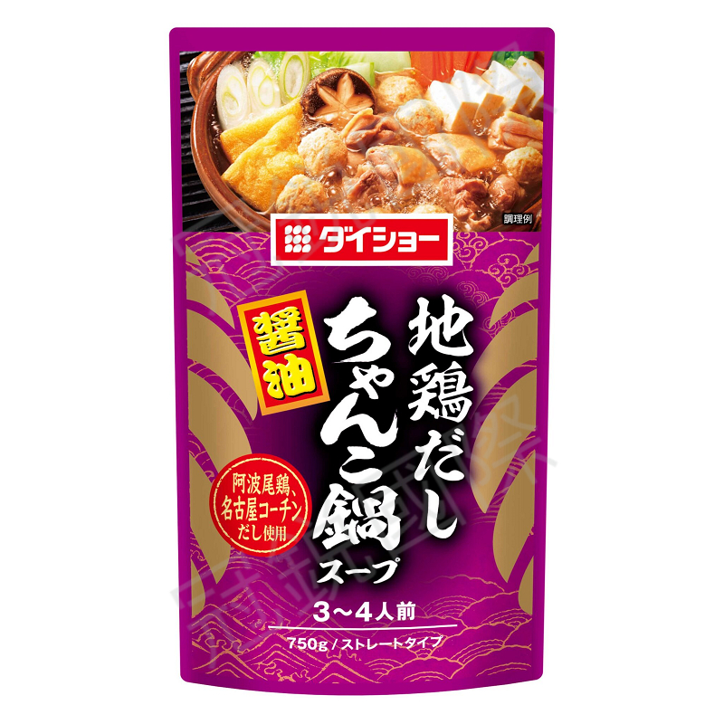 日本Daisho 醬油雞肉風味火鍋高湯